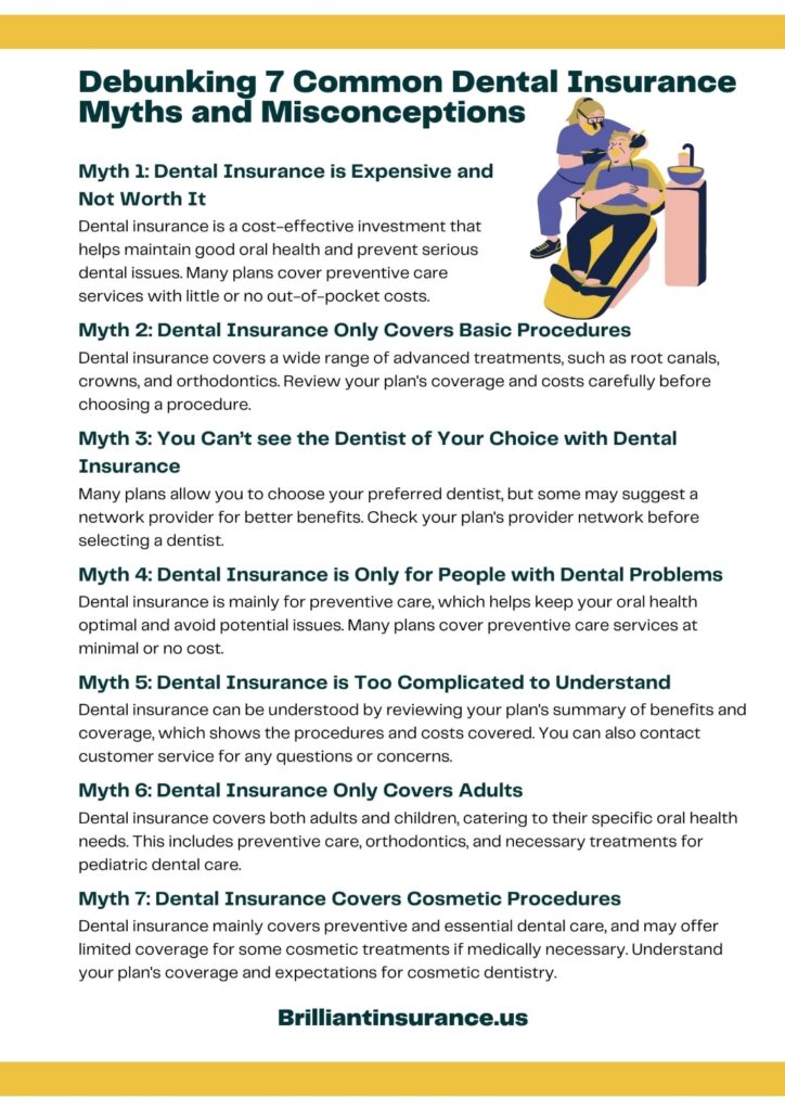 Debunking 7 Common Dental Insurance Myths and Misconceptions for a Healthier Smile